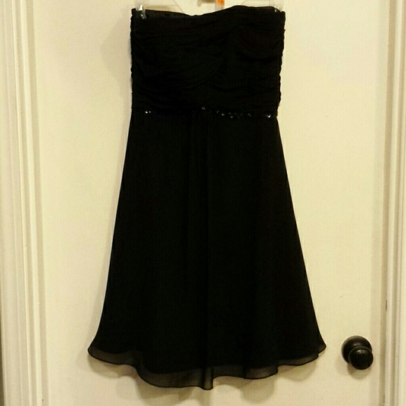 White House Black Market Dresses & Skirts - White House BlackMarket black strapless prom dress White House Black Market Dresses & Skirts - White House BlackMarket black strapless prom dress